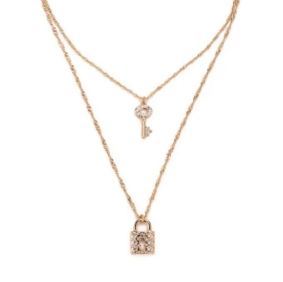 The Styled Collection Jewelry - The Styled Collection Lock and Key Necklace The Styled Collection Jewelry - The Styled Collection Lock and Key Necklace